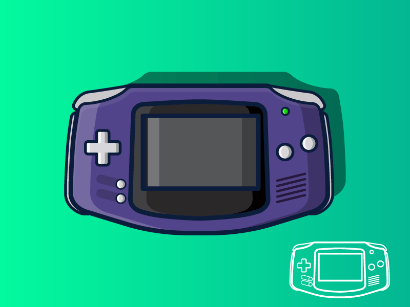 Nintendo - Game Boy Advance 00s console fun game game boy advance gamer geek nintendo retro tech videogame vintage