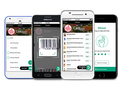 Checkout App Screens app design grocery ios mobile pitch deck retail startup ui web