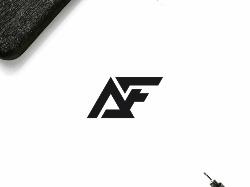 AF logo design by logoperlente on Dribbble