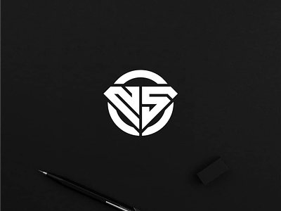 NS monogram logo branding clothing design icon identity illustration lettering logo logo design logos minimal logo monogram ns logo typography vector