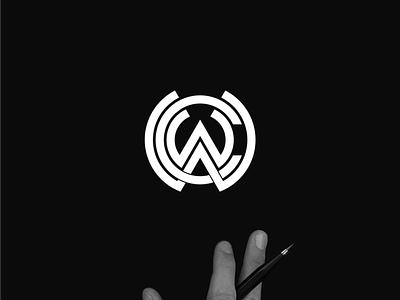 WCW monogram logo branding clothing designer icon identity illustration lettering logo logo design logos minimal logo monogram symbol typography vector wcw logo