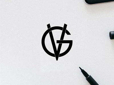 GV monogram logo branding clothing designer gv logo icon identity illustration lettering logo logo design logos minimal logo monogram symbol typography vector