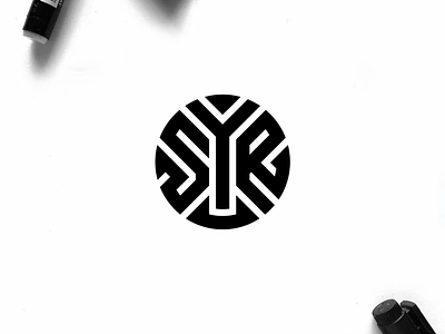 SYR monogram logo apparel branding clothing icon identity illustration lettering logo logo design logos minimal logo monogram symbol syr logo typography vector