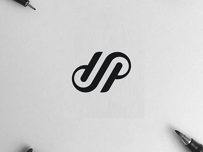 dp monogram logo design