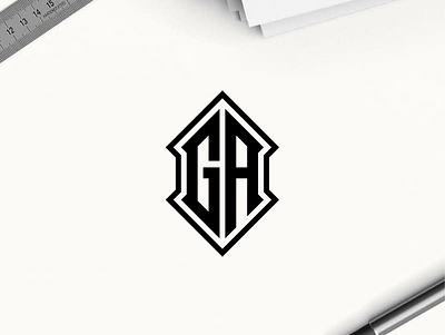 GA monogram logo apparel branding clothing ga logo icon identity illustration lettering logo logo design logos logotype minimal logo monogram symbol typography