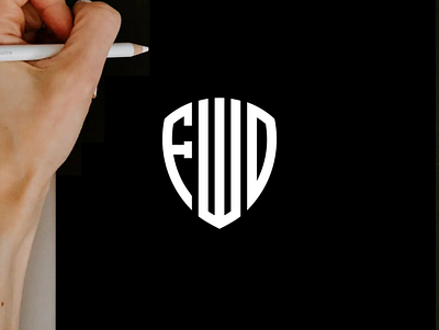 FWD monogram logo apparel branding clothing fwd logo icon identity illustration lettering logo logo design logos logotype minimal logo monogram symbol typography