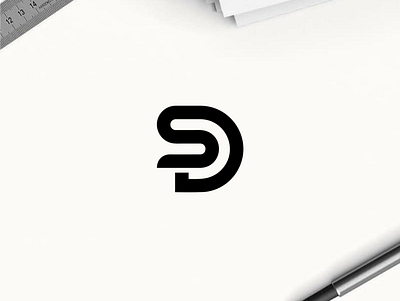 SD monogram logo apparel branding clothing design graphic design icon illustration lettering logo logo design logos minimal logo monogram sd logo typography ui
