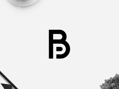 BP monogram logo branding clothing design icon illustration lettering logo logo design minimal logo monogram typography vector
