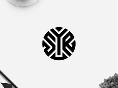 SYR monogram logo branding clothing design icon lettering logo logo design logotype minimal logo monogram symbol typography vector