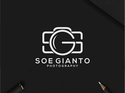SG monogram logo and camera concept