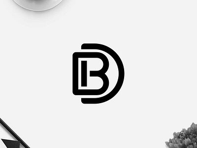 BD monogram logo branding clothing design icon illustration lettering logo logo design logotype minimal logo monogram symbol typography vector