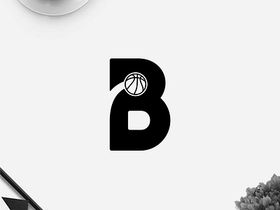 Letter B + basketball logo by logoperlente on Dribbble