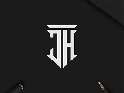 JH monogram logo branding clothing design icon illustration lettering logo logo design logofolio minimal logo monogram symbol typography