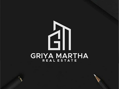 GM monogram for Real Estate branding clothing design icon illustration lettering logo logo design logofolio logotype minimal logo modern monogram symbol typography