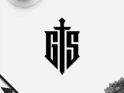 GS + Sword monogram logo