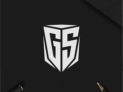 GS logo with shield branding clothing design icon illustration lettering logo logo design minimal logo modern monogram symbol typography vector