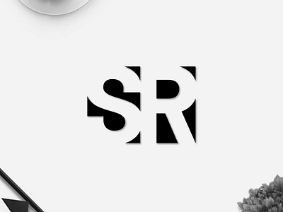 SR monogram logo branding design icon illustration lettering logo logo design logofolio logotype minimal logo modern monogram symbol typography