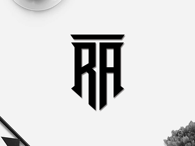 RA monogram logo branding clothing design icon illustration lettering logo logo design logotype minimal logo modern monogram symbol typography vector