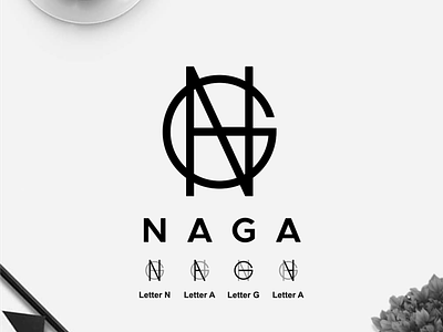 NAGA name logo