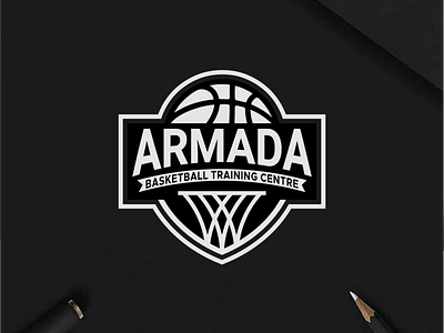 Armada Basketball logo basketball branding clothing brand design icon illustration lettering logo logo design logotype mascot minimal logo modern monogram symbol typography