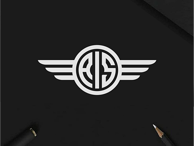 AIS + Wings monogram logo