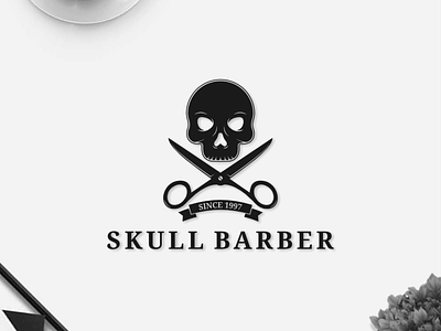 Skull Barber logo