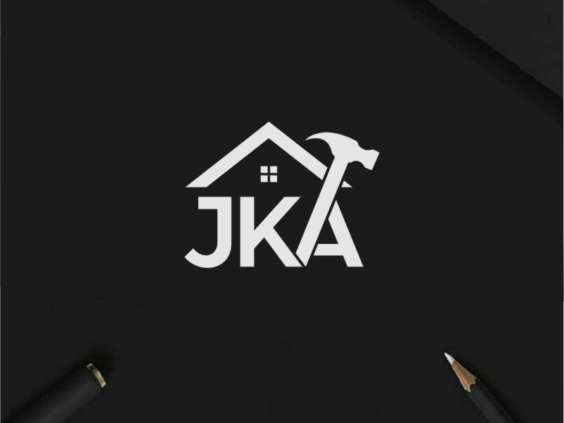 JKA logo for constructions by logoperlente on Dribbble