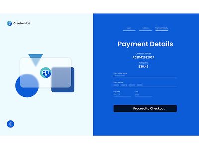 Credit Card Sign Up Page UI #DailyUi 002