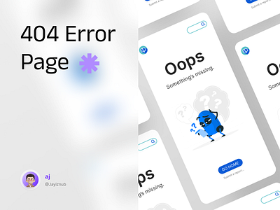 404 Error Page #DailyUI 008 branding design figma graphic design illustration logo typography ui ux vector