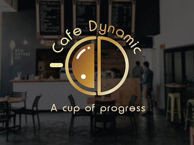 Cafe Dynamic- a Logo Design adobe illustrator branding design graphic design logo
