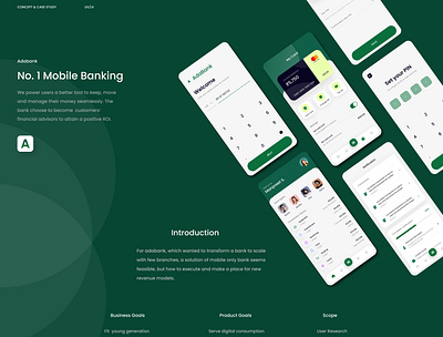 Mobile Banking App adobe xd photoshop