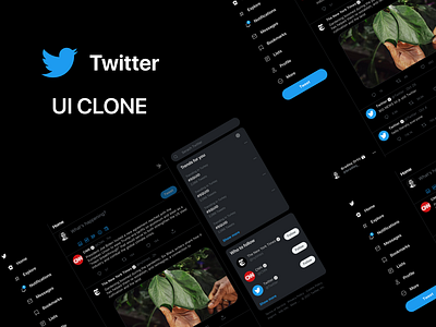 Twitter UI Clone