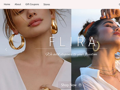 Jewellery Landing page