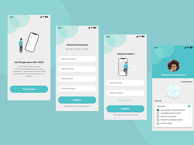 Daily TODO Task App project
#dailyui #008