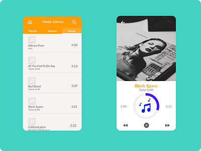 Music Player design figma music music player ui