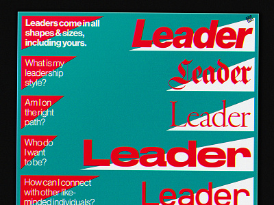 Leadershape poster