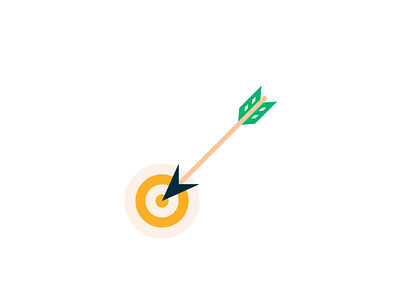 Target animation arrow home icon linea stroke target web