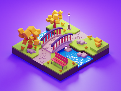 Sunny Park by Hector Heredia on Dribbble