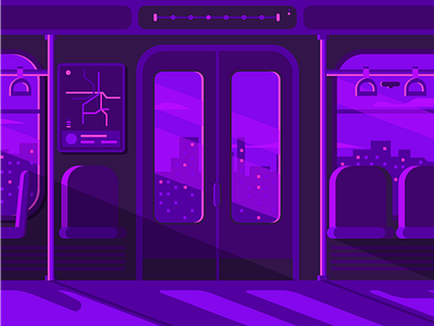 Subway Purple