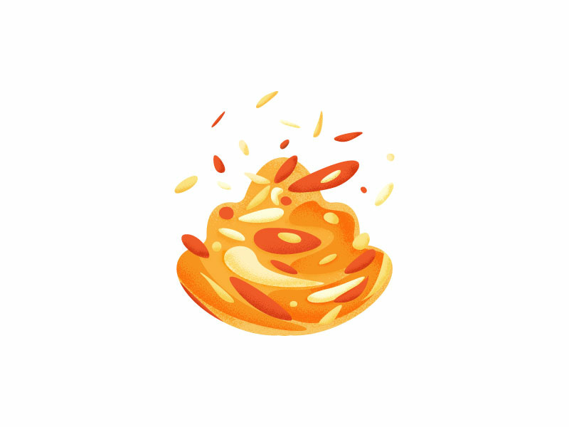 Autumn has begun! illustration texture grain autumn