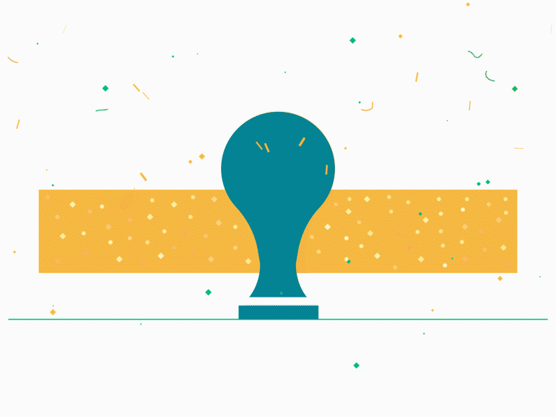 Idea Championish Cup animation celebration champion confettis cup fireworks idea light vector