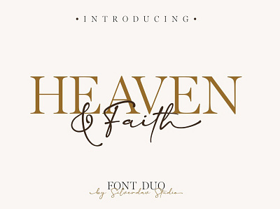 Faith Grace Font, Typesthetic Studio