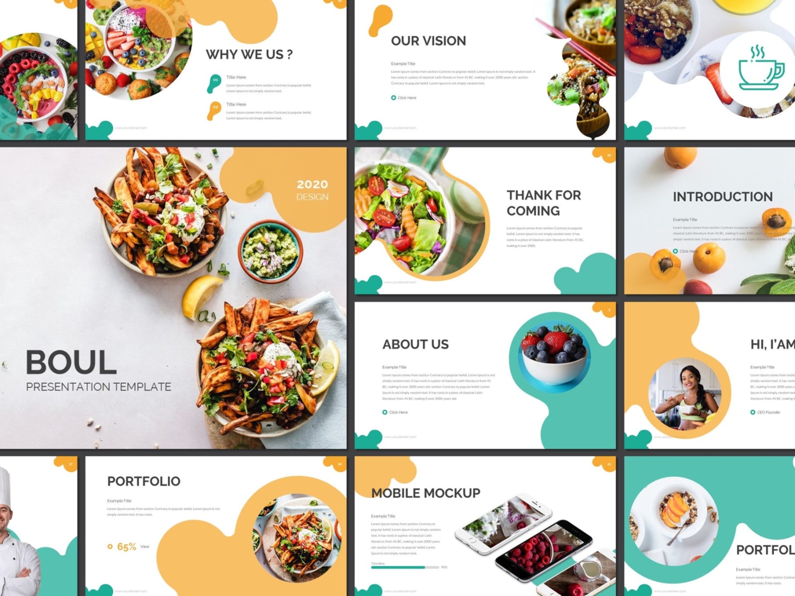 Boul - Food Presentation Template