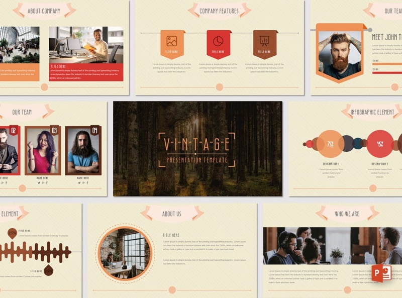 VINTAGE - Powerpoint Template