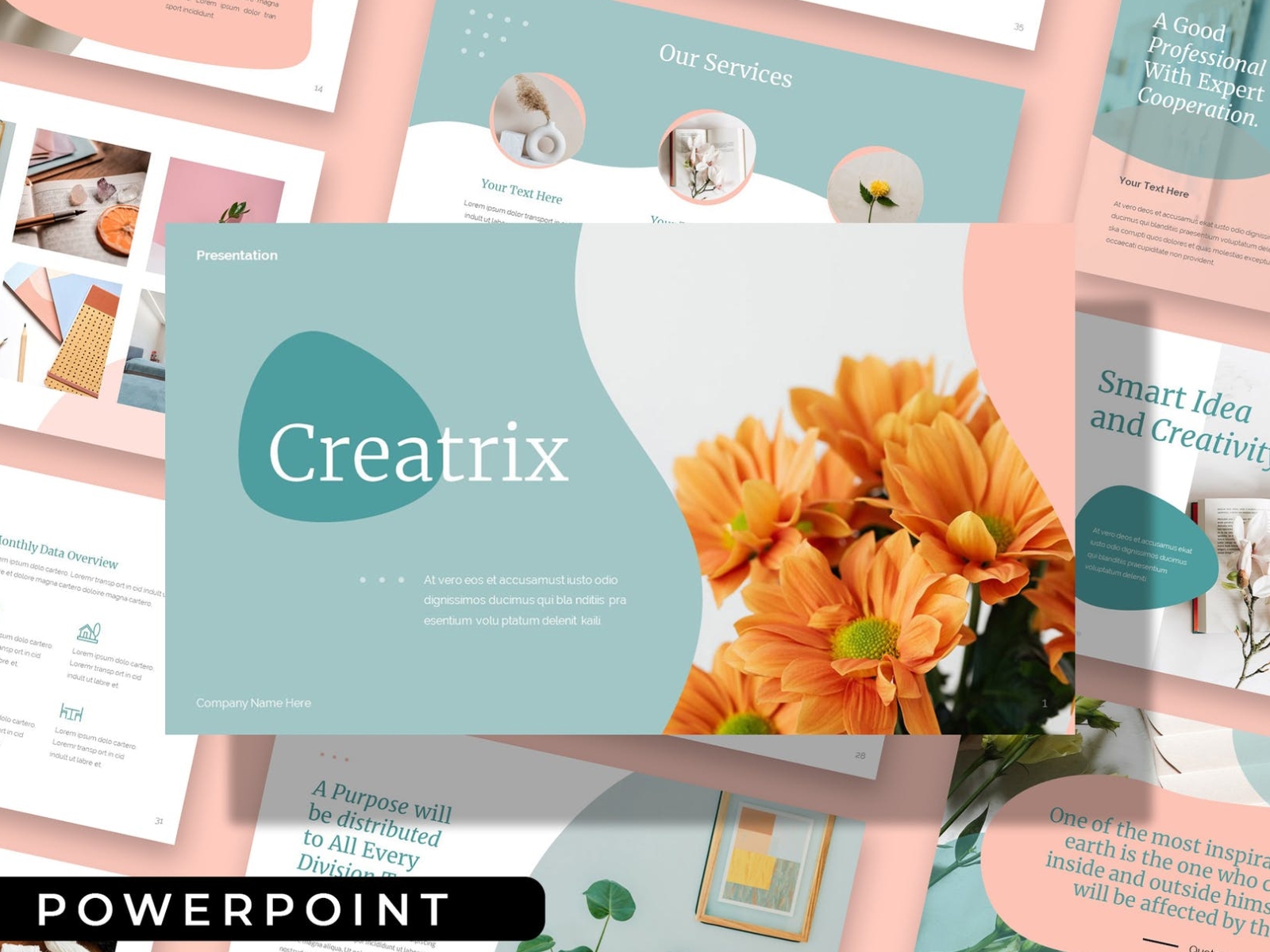 CRAETRIX Powerpoint Template