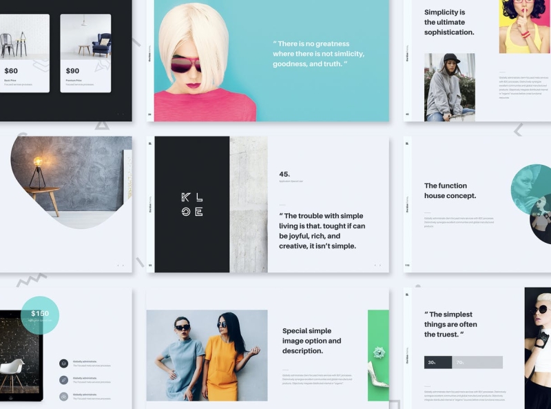 KLOE Minimal Powerpoint Template