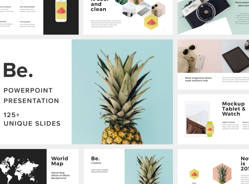 Be - Brand Guidelines Presentation Template By Presentation Templates ...