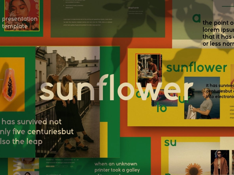 Sunflower Presentation Template