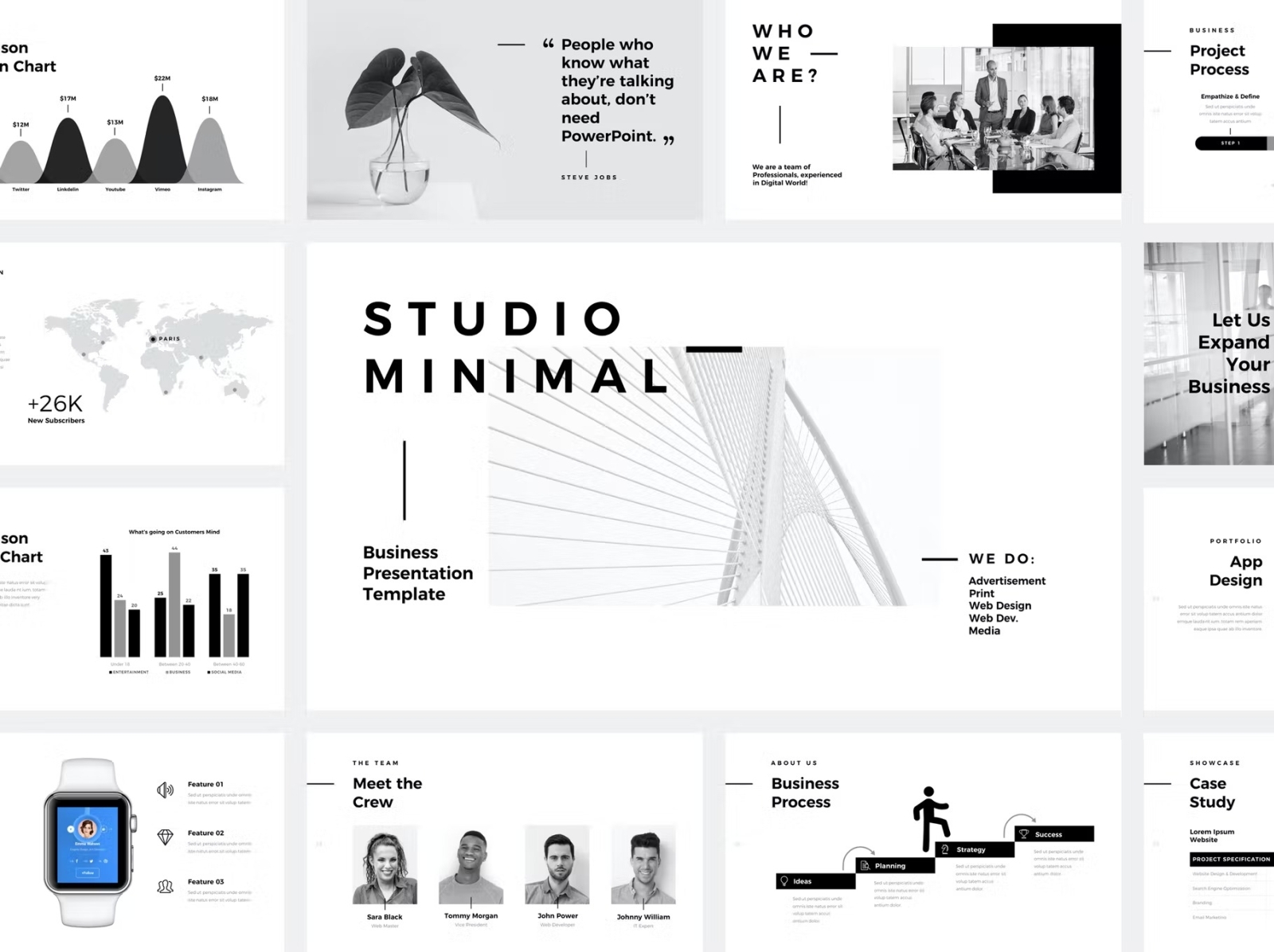 Studio Powerpoint Template by Presentation Templates on Dribbble