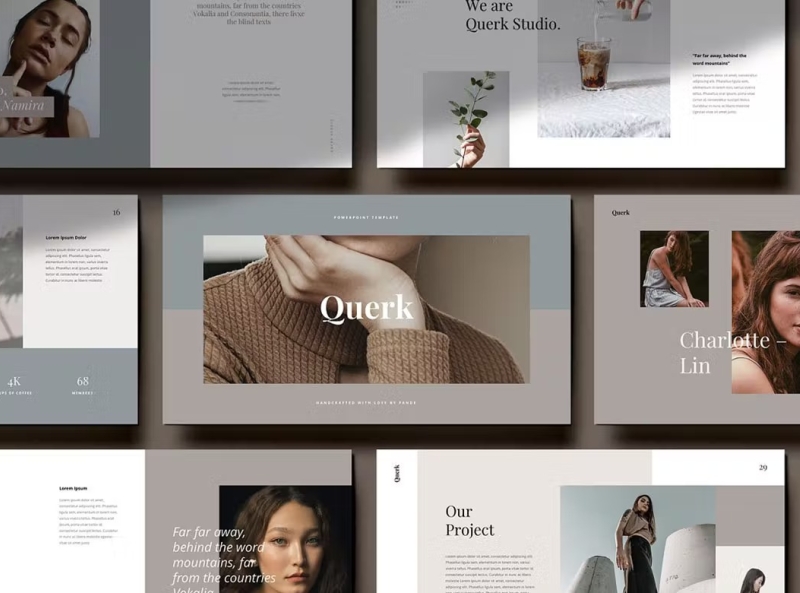 Querk Powerpoint Template by Presentation Templates on Dribbble